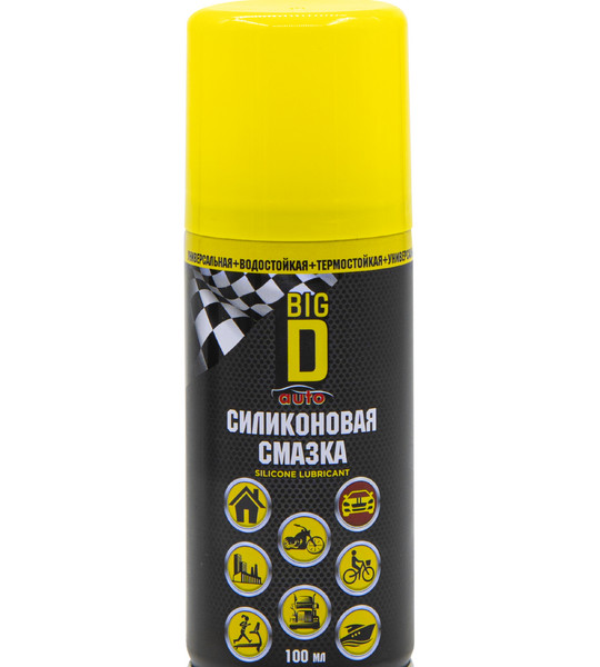 69-9-001 Смазка силиконовая BIG D, 100 мл., (шт.)